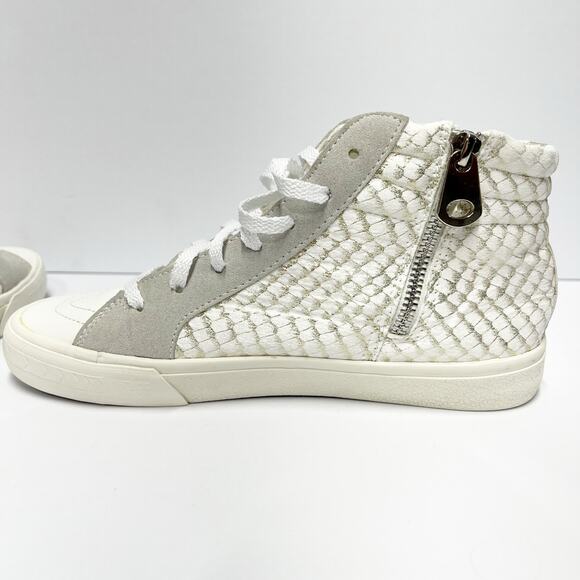 Vintage Havana High Top Lynn Multi Mix White Cream Shoes Women’s 7 - Picture 10 of 16